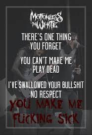 Motionless In White Reincarnate Motionless In White Band Quotes Musical Band