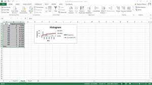 In Excel You Can Use The Histogram Data Analysis Tool To Create A Frequency Distribution And Optionally A Histogr Data Analysis Tools Histogram Excel Charts
