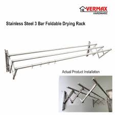 The seller did a great job using my requested colors. 2 0 Meter 3 Bar Stainless Steel Cloth Hanger Indoor Outdoor Anti Rust Retractable Drying Rack Foldable Wall Mounted Shopee Malaysia