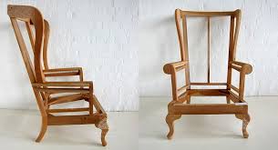 The upper portion of the wing is probably coming off the back at a different angle than the lower horizontal arm portion. Understanding Furniture Design And Construction By Looking At Chair Skeletons Core77