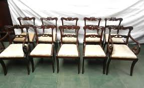 Set 10 Original Georgian Dining Chairs Set Ten Regency Period Mahogany Dining Chairs With Sabre Legs Ensemble De Chaises A Diner Chaise De Salle A Manger Chaise