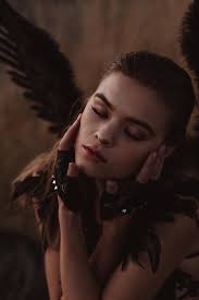 The moon will guide you through the night with her brightness, but she will  always dwell in the darkness, in order to be seen. Happy Halloween angels!  🦇🕷💀 Model : Demi Petersen