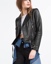 Basic Leather Jacket Trf New In Zara Leather Zara Leather Jacket Leather Jacket