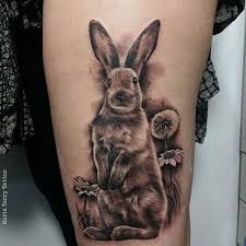 Dandelion Tattoo Ideas Tattoospedia Animal Tattoos Rabbit Tattoos Bunny Tattoos