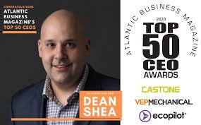 We're thrilled to share that Dean Shea, President and CEO of The Shea  Group, which includes Castone Construction, VEP Mechanical and EcoPilot  Canada