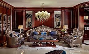 Ma Xiaoying Leather Sofas Solid Wood Frame Carved By Hands Traditional Living Leather Sofa Set Traditional Living Room Furniture Living Room Furniture Sofas