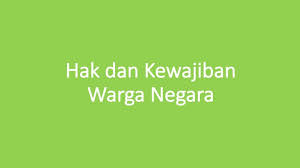 Pengertian Hak Dan Kewajiban Warga Negara Contoh Dan Faktornya