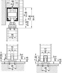 Plastic heavy duty sliding track. Sliding Door Hardware Top Hung System In The Hafele America Shop