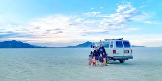 Three times per year automotive experts gather at the most iconic speed track in the world: Sunset At The Bonneville Salt Flats Utawesome