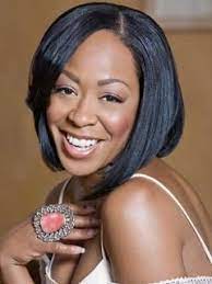 Exclusive Tichina Arnold Ties The Knot Short Hair Styles Black Bob Hairstyles Black Women Hairstyles
