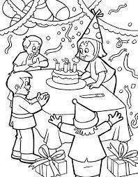 Make your world more colorful with printable coloring pages from crayola. Birthday Party Coloring Page Free Printable Coloring Pages For Kids