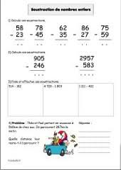 Start studying soustractions sans retenues. Exercice De Maths Soustractions Posees De Deux Nombres Entiers