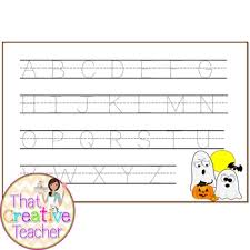 Includes tracing and printing letters, matching uppercase and lowercase letters, . Halloween Abc Tracing Worksheet By That Creative Teacher Tpt