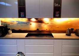 printed splashback for diy kitchen from