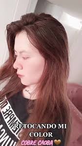 Caoba Tinte Cabello Rizado