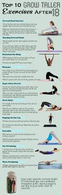 10 Exercises To Increase Height After 18 Increase Height Exercise Get Taller Exercises How To Grow Taller