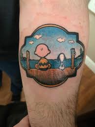 Related to sherwin kaplan, shirley kaplan. Charlie Brown And Snoopy Done By Eric Kaplan Two Sons Tattoo In Cleveland Oh Tattoos