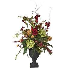 Faux Garden Flower Arrangement Faux Flowers Flower Arrangements Beautiful Flower Arrangements