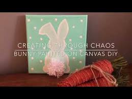 See more ideas about canvas painting, art painting, painting projects. How To Paint A Bunny On Canvas Diy Tutorial Super Cute Easy Easter And Spring Decor Step By Step Youtube