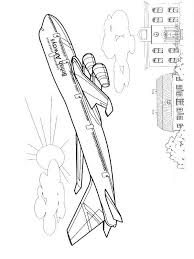 Save coloring page color online. Boeing 747 British Airways Coloring Page 1001coloring Com