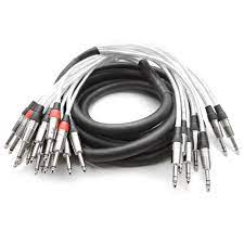 Seismic Audio 15 Feet Sast 4 8 15 4 Channel 1 4 Trs Insert Snake Cable To 8 1 4 Ts Stage Studio Cables Kolenik Recording Snakes