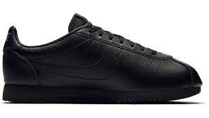 Nike Cortez Alle Schwarz Leder Nike