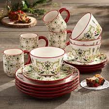 5 out of 5 stars. Amazon Com American Atelier Holiday Dinnerware Set 16 Piece Christmas Themed Stoneware Dinner Party Collection W 4 Dinner Plates 4 Salad Plates 4 Bowls 4 Mugs Unique Gift Idea For Christmas Or Birthday Dinnerware Sets
