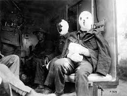 Canadian Soldiers Victims Of A Mustard Gas Attack Being Evacuated Behind The Lines Ww1 Wwi Ww100 Thegre World War I Canadian Soldiers World War
