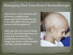 The drugs used to fight cancer are so strong that they attack all cells in the body, including the ones on your scalp. How To Manage Chemotherapy Side Effects