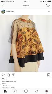 Pin Oleh Ina Shegaf Di Batik Pakaian Wanita Model Pakaian Model Baju Wanita