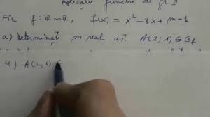 Denumirea de funcţie de gradul al doilea provine din faptul că este definită prin intermediul trinomului de gradul al doilea ax˛ + bx + c. Varful Parabolei Coordonatele Minimul Maximul Functiei De Gradul 2 Formula Videomeditatii