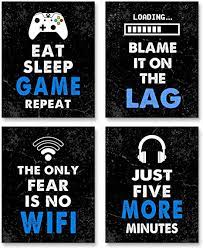 Wayfair.com has been visited by 1m+ users in the past month Amazon Com Video Game Decor Set Of 4 8 X10 Boys Room Decorations For Bedroom Game Room Decor Video Game Art Gift Video Game Print Video Game Poster No Frames Posters Prints