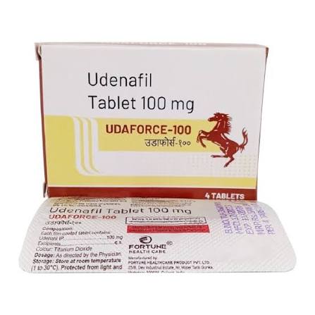 Udenafil Tablet 100mg Udaforce100 at ₹ 500/box | Zudena in Nagpur | ID: 2858463873773