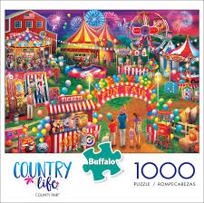 Every buffalo games jigsaw puzzle is manufactured in the u.s.a. Buffalo Games Country Life County Fair 1000 Piece Jigsaw Puzzle Walmart Com Walmart Com