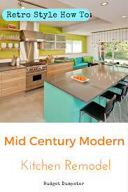 get a mid century modern kitchen