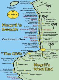 Hotel Map Of Negril Jamaica Jamaica Hotels Montego Bay Negril Ocho Rios Portland Negril Jamaica Negril Jamaica Travel