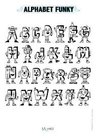 Coloriage Alphabet Rigolo Coloriage Alphabet Coloriage Alphabet A Imprimer