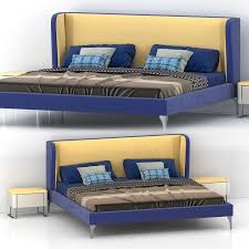 Asymmetrical bed frame in solid wood and engineered composite wood, upholstered in leather.‎ further info from manufacturer on backstage roche bobois. Roche Bobois Contre Jour Bed Roche Bobois Rondo Bedside Table 3d Model Download 3d Model Roche Bobois Contre Jour Bed Roche Bobois Rondo Bedside Table 18923 3dbaza Com