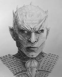 The Night King Drawing King Drawing Movie Character Drawings Game Of Thrones Drawings