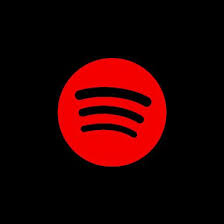 Red Spotify App Red Icons Spotify Logo App Icon Design