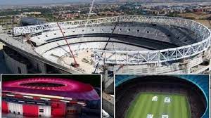Oblak se reta con la historia. Ini Nama Baru Stadion Atletico Madrid Yang Bermandi Cahaya Tribunnews Com Mobile