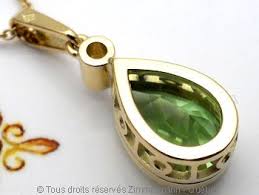 Pendentif Or Peridot 3 45 Cts Diamant 7 100 Ct Peofb218 Jewelry Necklace Pendant Metal Jewelry Gemstone Jewelry