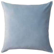 Sanela Cushion Cover Light Blue 20x20 50x50 Cm Ikea Light Blue Pillows Light Blue Throw Pillows Light Blue Cushions