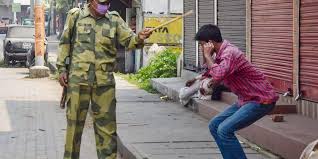 The decision was announced a day after the state reported a record 41,953 infections. Amidst A Lockdown Why Must Cops Wield The Lathi With Such Impunity And Callousness