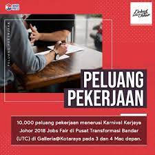 Sebanyak 30000 peluang pekerjaan melibatkan penglibatan 120 majikan dari pelbagai sektor ada ditawarkan. Johorpress Unit Swadaya Insan Negeri Johor Dengan Facebook