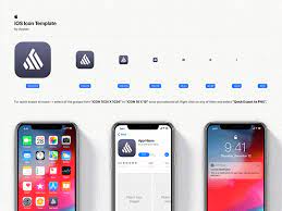 You can use the colors as reference when you build your own ios icon, because they fit well with the new design. Ios Icon Template Mockup Psd By Asylab On Dribbble