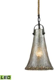 Elk 10651 1 Led Hand Formed Glass Oil Rubbed Bronze Led Mini Pendant Lighting Elk 10651 1 Led