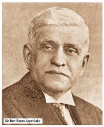 Sir D.B.Jayathilaka (1868- 1944)