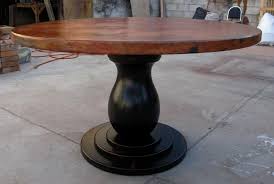 Round Copper Dining Table 54 Diameter Round Copper Table Top Alder Wood Pedestal Base Dining Table Copper Round Copper Dining Table Copper Dinning Table