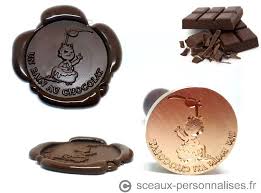 Tampon A Marquer Le Chocolat Realise Pour La Boutique Un Bain Au Chocolat Tampon Personnalise Tampon Tampons